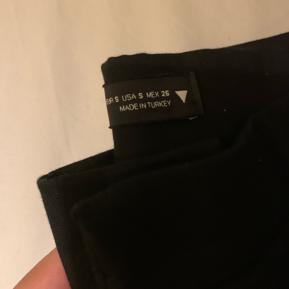 zara black mini flare pants - Picture 3 of 3